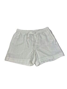 Tommy Bahama Linen Shorts Womens Size XL  Two Palms High-Rise White NWT 65